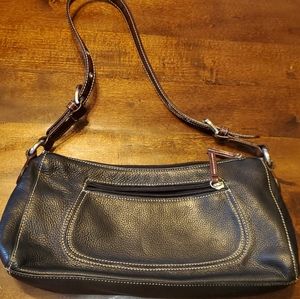 Tig & Co. Genuine Leather Black & brown purse.